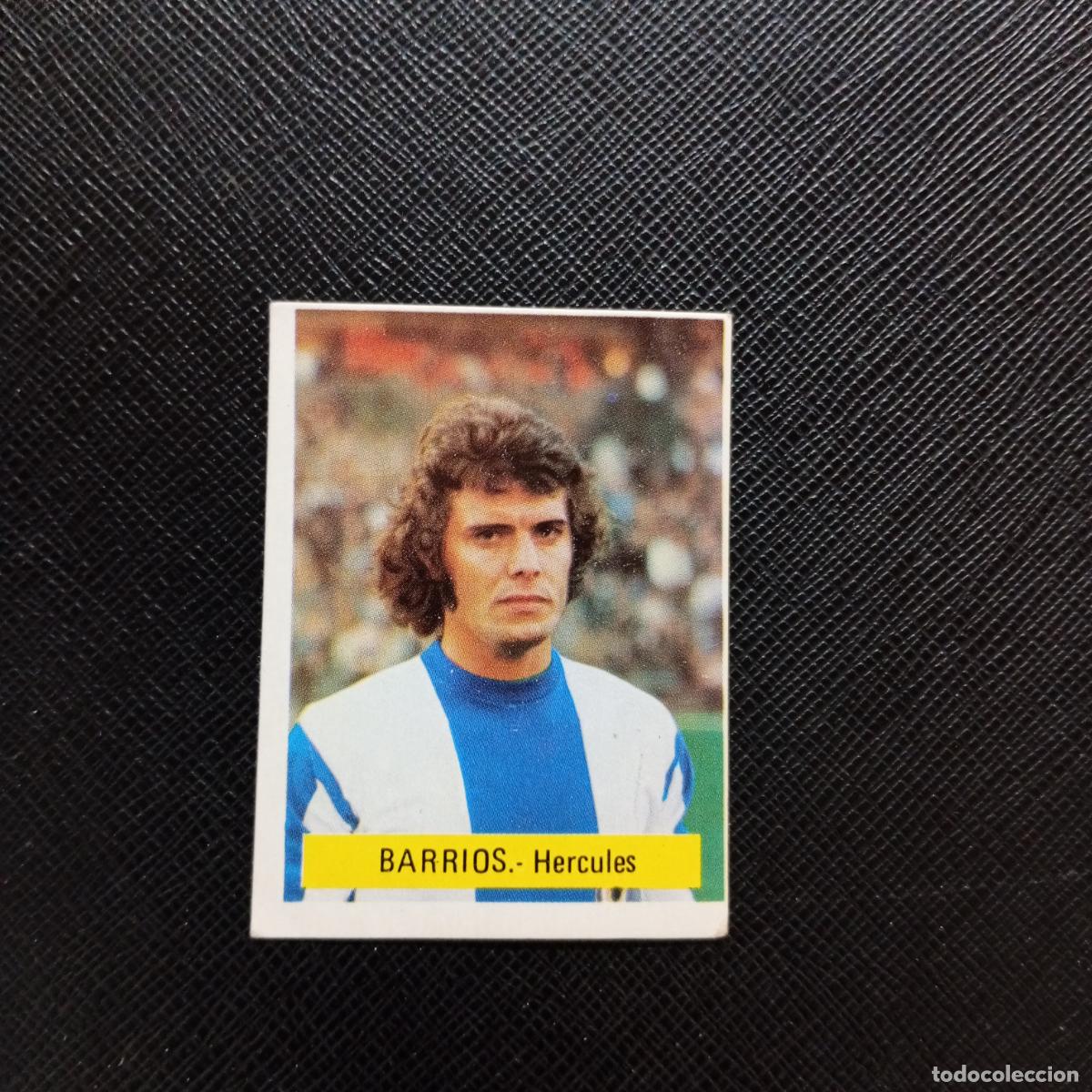 Cromos de f&uacute;tbol: BARRIOS HERCULES FINI 1975 1976 CROMO FUTBOL LIGA 75 76 - SIN PEGAR - A70 PG109