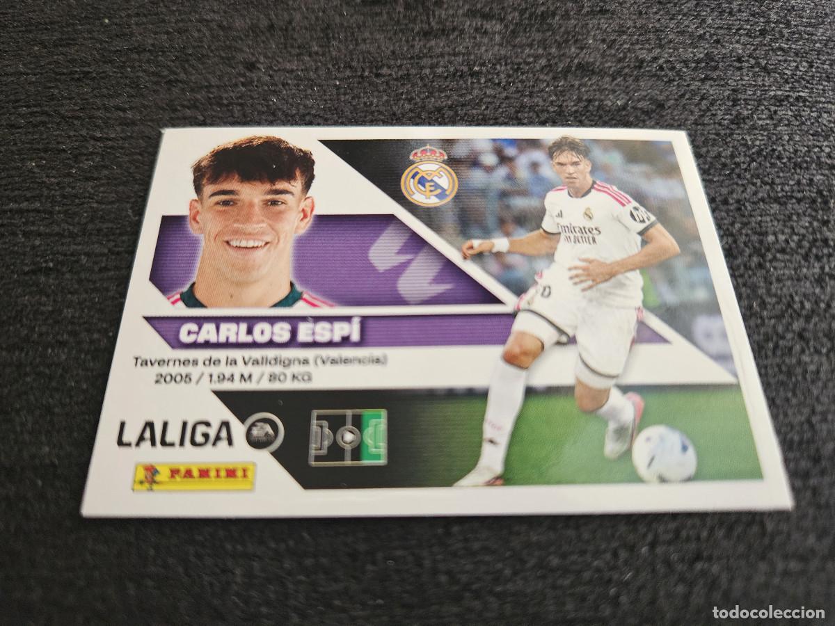 Cromos de f&uacute;tbol: LIGA ESTE 2026 2027 26 27 CARLOS ESP&Iacute; REAL MADRID N&ordm; 17 BIS COLOCA (SEGUNDA EDICI&Oacute;N)
