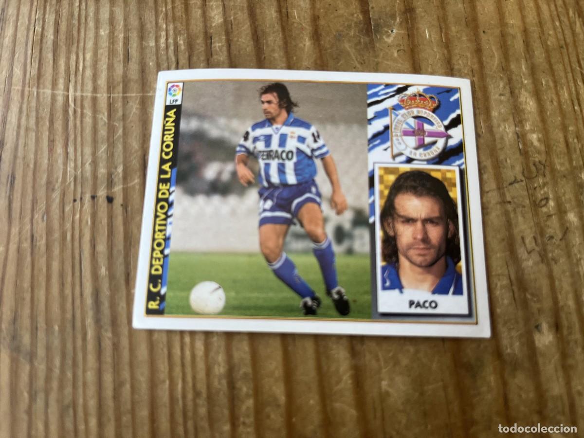 Cromos de f&uacute;tbol: CROMO SIN PEGAR NUNCA PEGADO ALBUM LIGA ESTE 97 98 1997 1998 DEPORTIVO CORU&Ntilde;A PACO