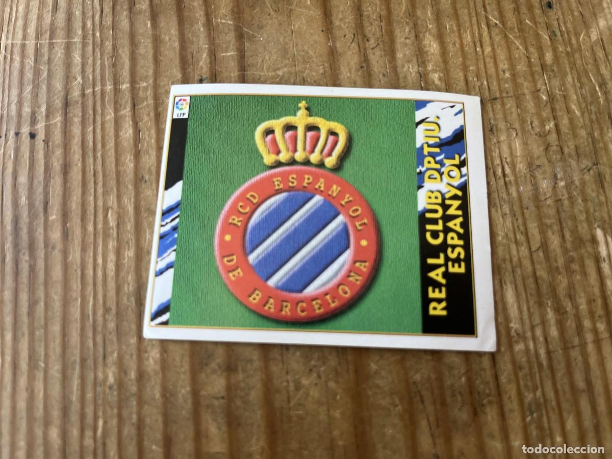 Cromos de f&uacute;tbol: CROMO SIN PEGAR NUNCA PEGADO ALBUM LIGA ESTE 97 98 1997 1998 ESPANYOL ESPA&Ntilde;OL ESCUDO