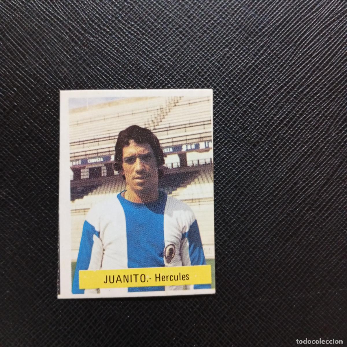 Cromos de f&uacute;tbol: JUANITO HERCULES FINI 1975 1976 CROMO FUTBOL LIGA 75 76 - SIN PEGAR - A70 PG109