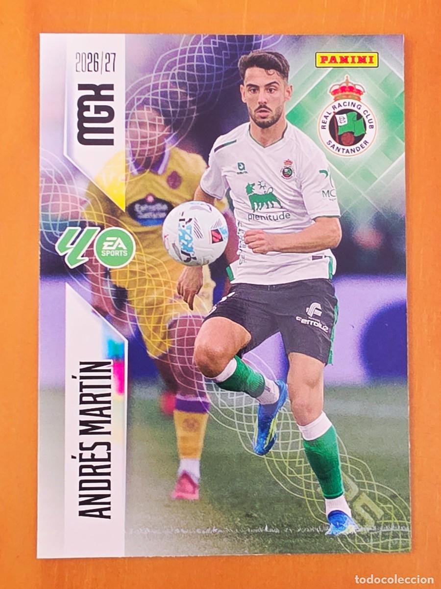 Cromos de f&uacute;tbol: 285 Andr&eacute;s Mart&iacute;n, Racing de Santander, Panini Megacracks MGK 2026 2027 26 27