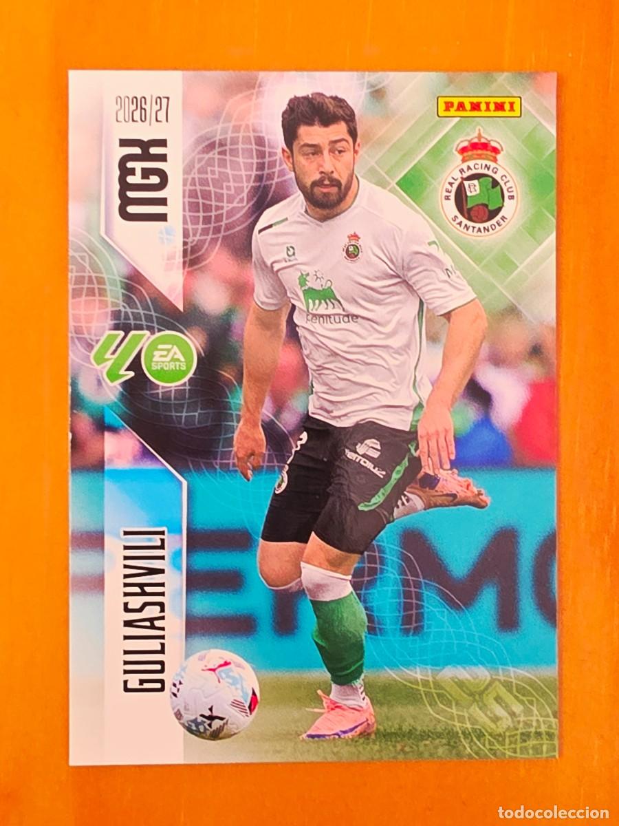 Cromos de f&uacute;tbol: 286 Giorgi Guliashvili, Racing de Santander, Panini Megacracks MGK 2026 2027 26 27