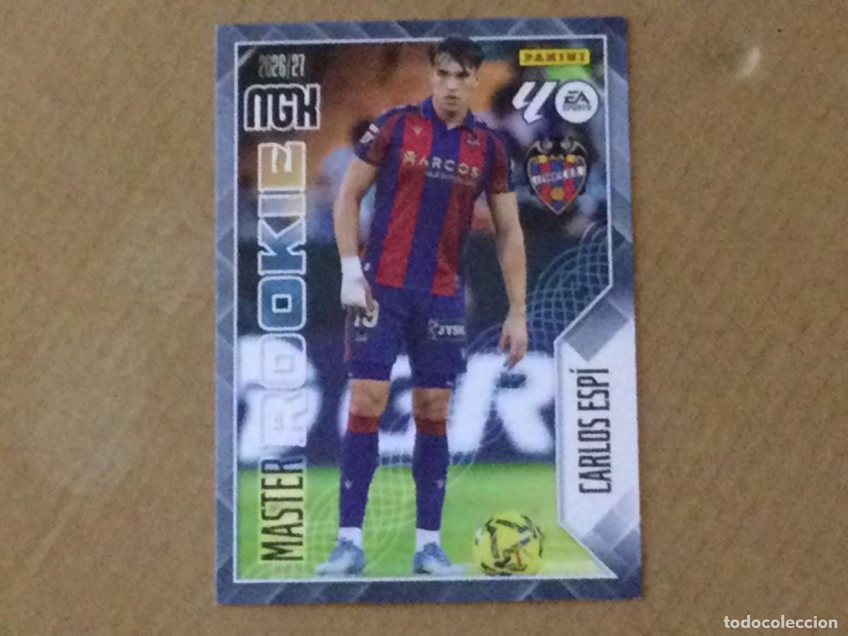 Fu&szlig;ball-Sticker: Cromo megacracks mgk 2026-27 Carlos Espi Levante Master rookie 408