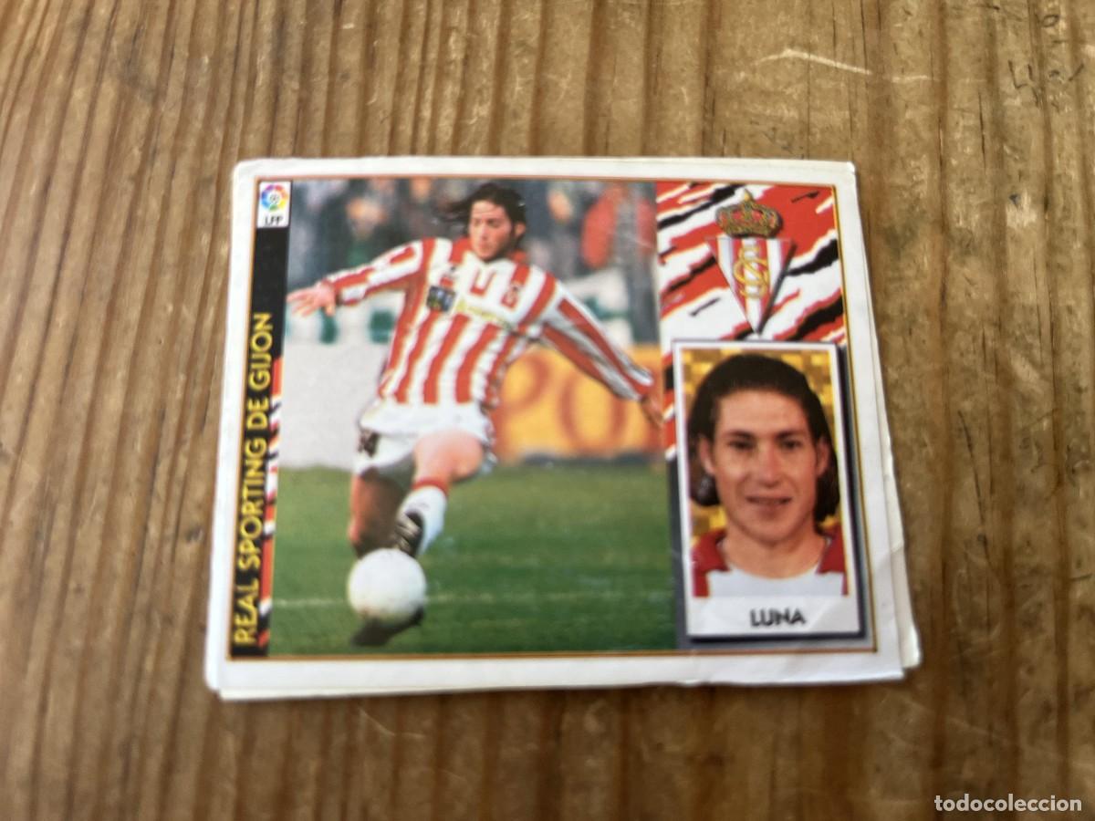 Cromos de f&uacute;tbol: CROMO ALBUM LIGA ESTE 97 98 1997 1998 COLOCA SPORTING GIJON LUNA