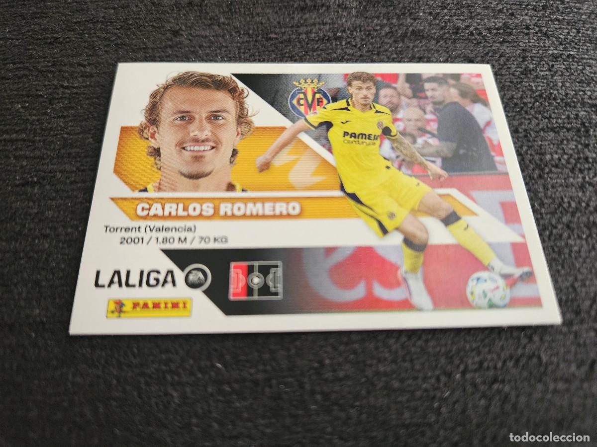 Cromos de f&uacute;tbol: LIGA ESTE 2026 2027 26 27 CARLOS ROMERO VILLARREAL N&ordm; 4 FICHAJE (SEGUNDA EDICI&Oacute;N)