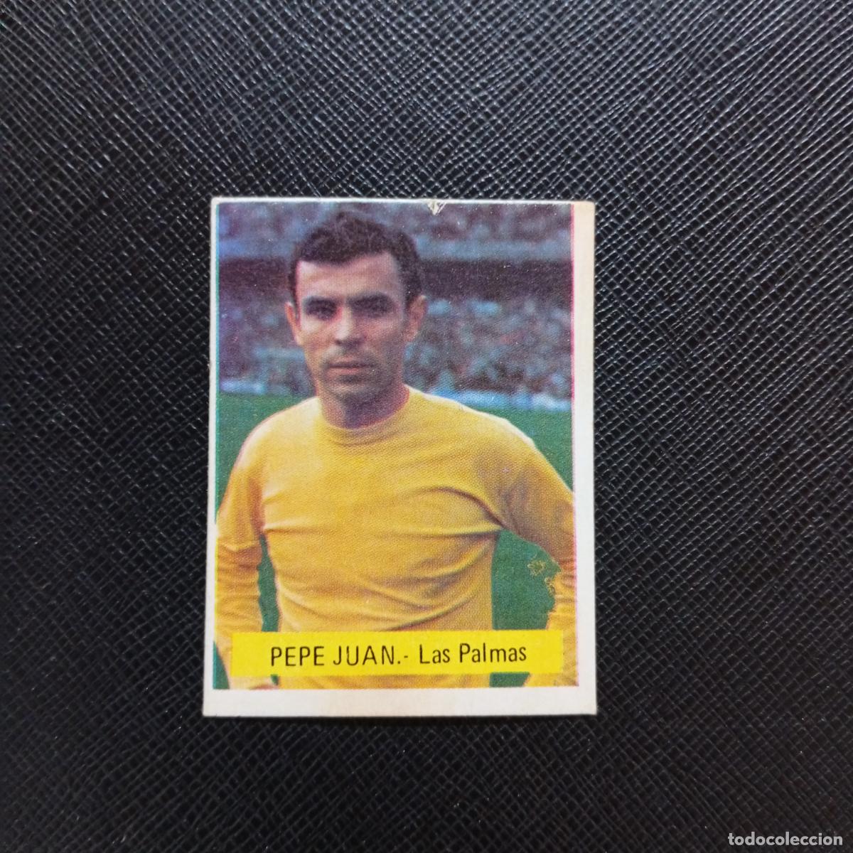 Cromos de f&uacute;tbol: PEPE JUAN LAS PALMAS FINI 1975 1976 CROMO FUTBOL LIGA 75 76 - SIN PEGAR - A70 PG127