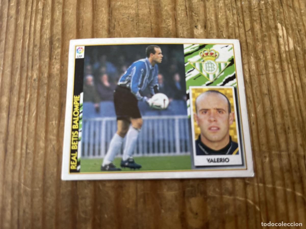 Cromos de f&uacute;tbol: CROMO DESPEGADO ALBUM LIGA ESTE 97 98 1997 1998 COLOCA REAL BETIS VALERIO