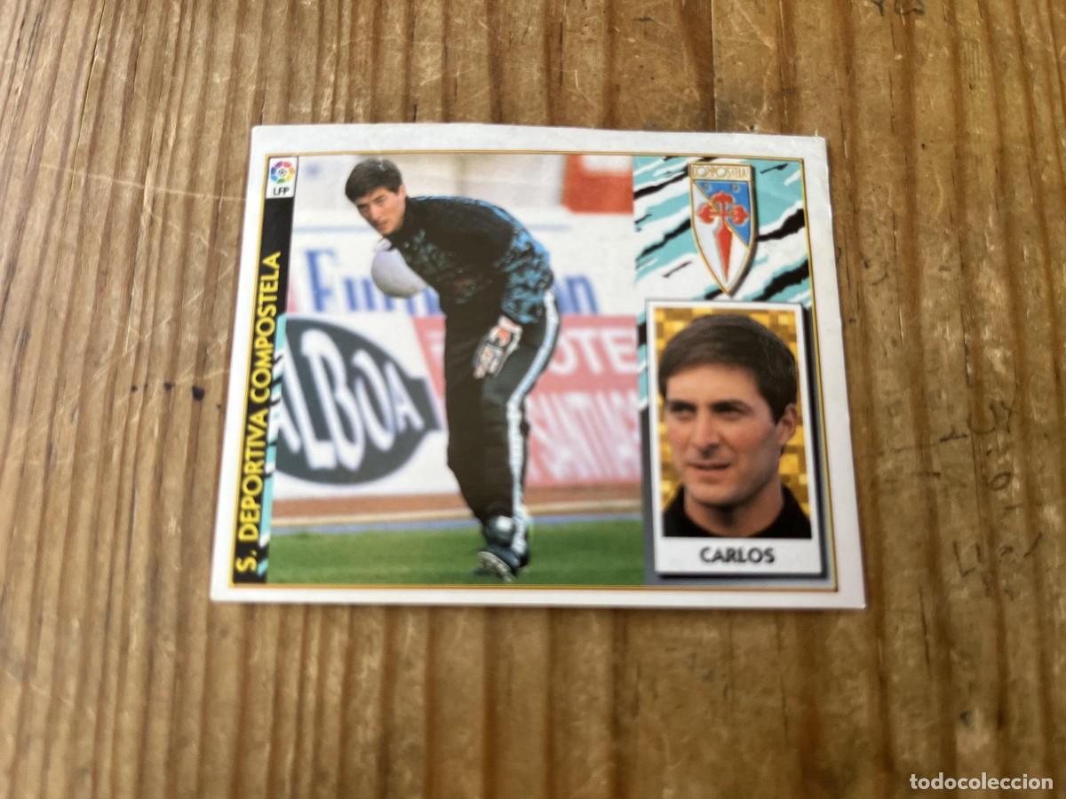 Cromos de f&uacute;tbol: CROMO ALBUM LIGA ESTE 97 98 1997 1998 COLOCA COMPOSTELA CARLOS