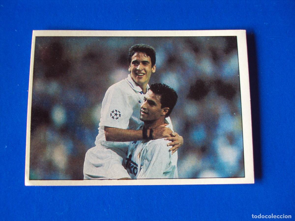Figurine di Calcio: CROMO N&ordm; 117 RAUL Y MICHEL &Aacute;LBUM COLECCI&Oacute;N REAL MADRID 95 96 1995 1996 PANINI NUNCA PEGADO