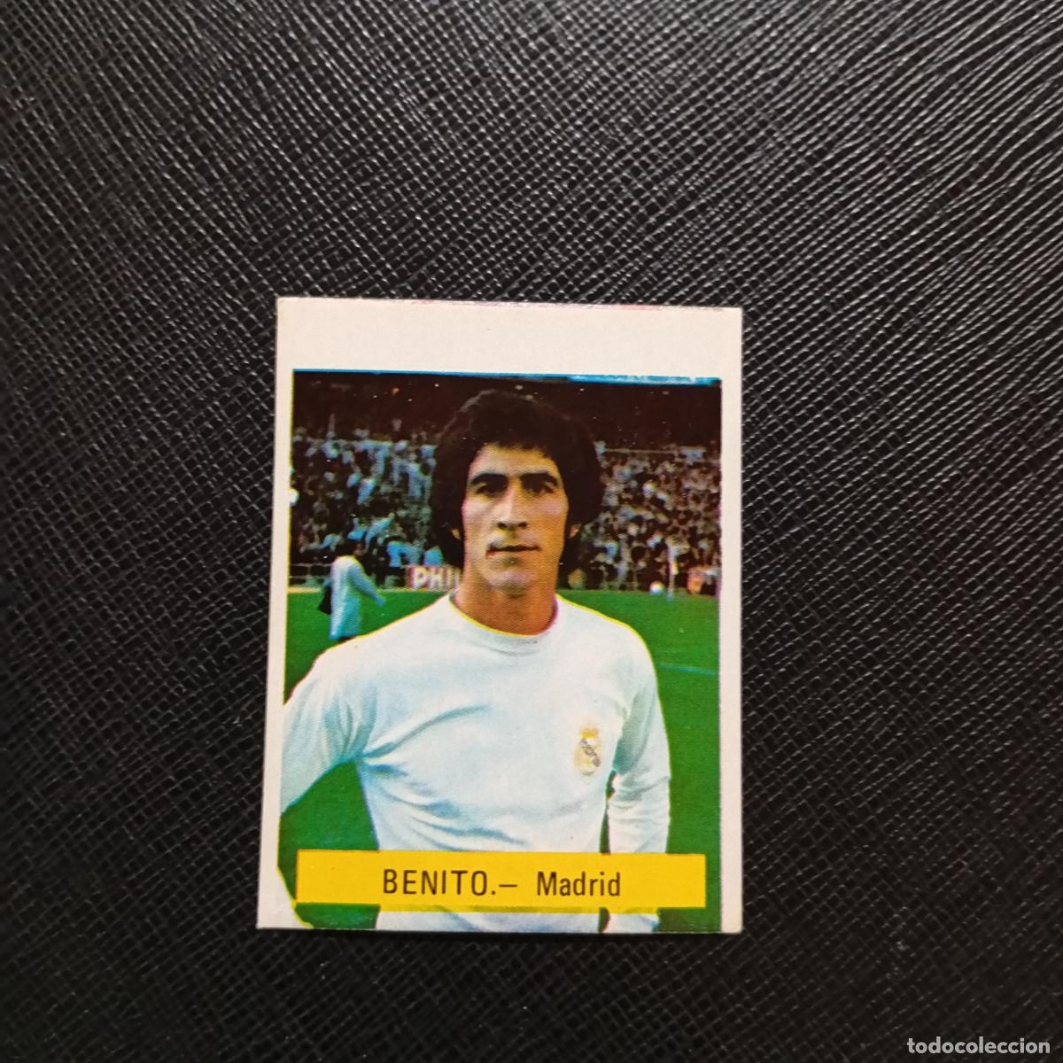Cromos de f&uacute;tbol: BENITO REAL MADRID FINI 1975 1976 CROMO FUTBOL LIGA 75 76 - SIN PEGAR - A70 PG127