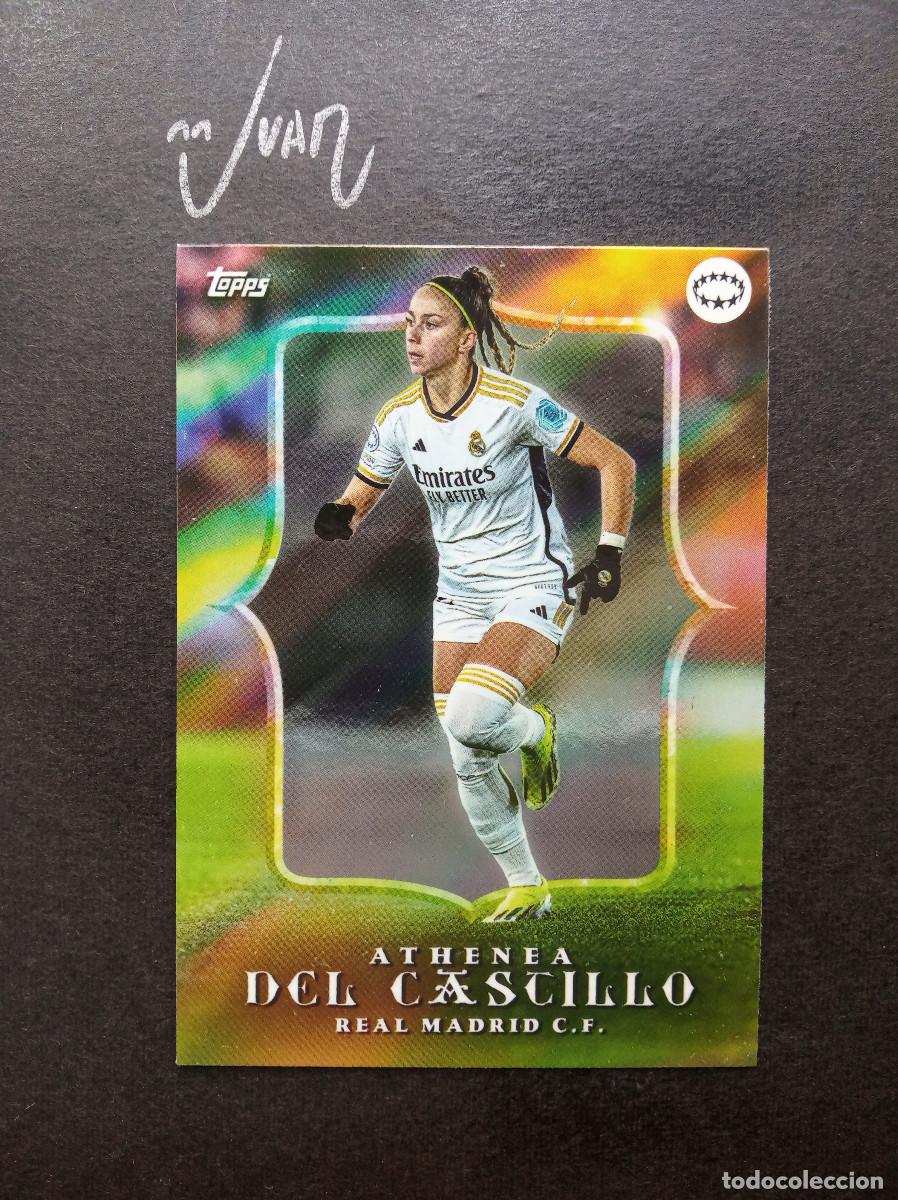 Cromos de f&uacute;tbol: ESTRELLAS UWCL ATHENEA CASTILLO REAL MADRID ⚽ TOPPS &reg; SET AITANA BONMATI UEFA WOMEN CHAMPIONS 2024