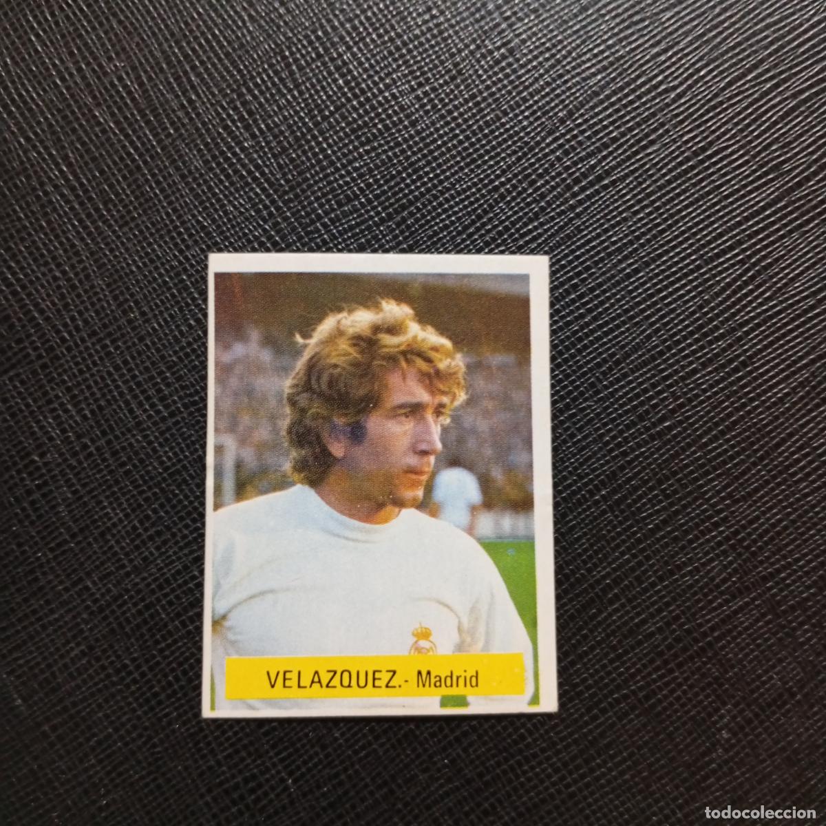 Cromos de f&uacute;tbol: VELAZQUEZ REAL MADRID FINI 1975 1976 CROMO FUTBOL LIGA 75 76 - SIN PEGAR - A70 PG136