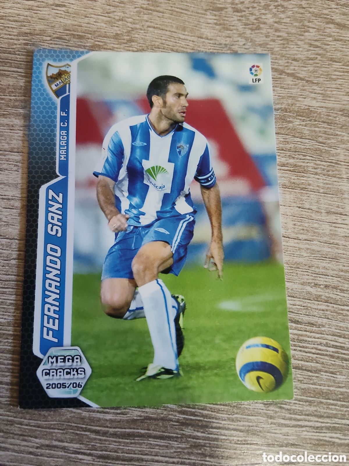 Cartes &agrave; collectionner de Football: Panini Megacracks 2005 2006 05 06 203 Fernando Sanz M&aacute;laga