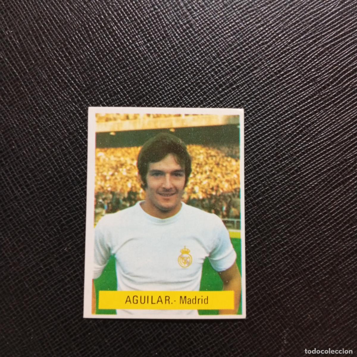 Cromos de f&uacute;tbol: AGUILAR REAL MADRID FINI 1975 1976 CROMO FUTBOL LIGA 75 76 - SIN PEGAR - A70 PG136