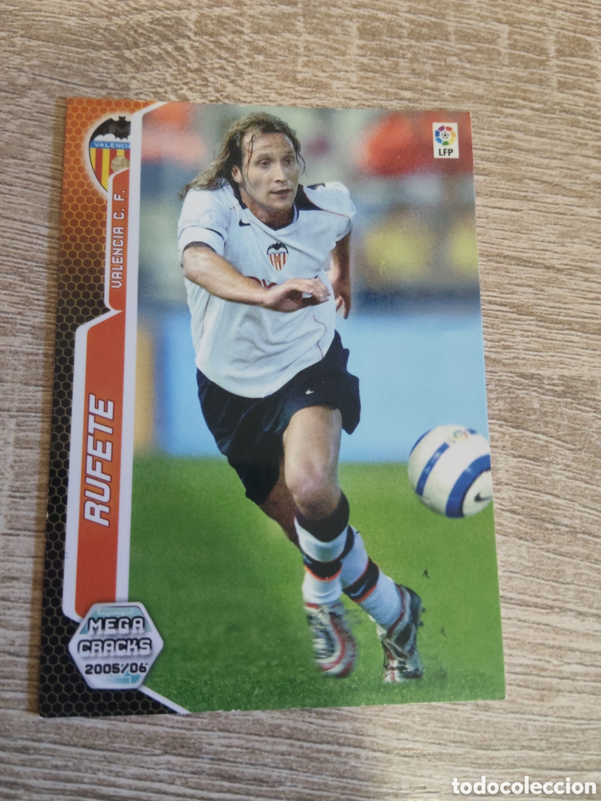Cromos de f&uacute;tbol: Panini Megacracks 2005 2006 05 06 319 Rufete Valencia