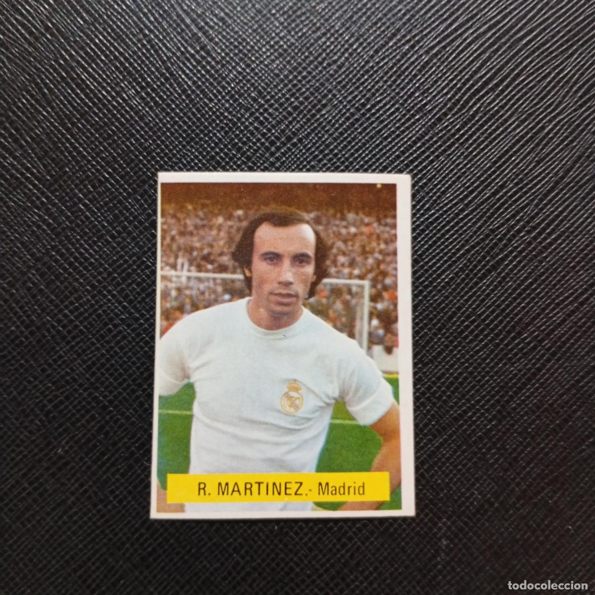 Cromos de f&uacute;tbol: R MARTINEZ REAL MADRID FINI 1975 1976 CROMO FUTBOL LIGA 75 76 - SIN PEGAR - A70 PG136