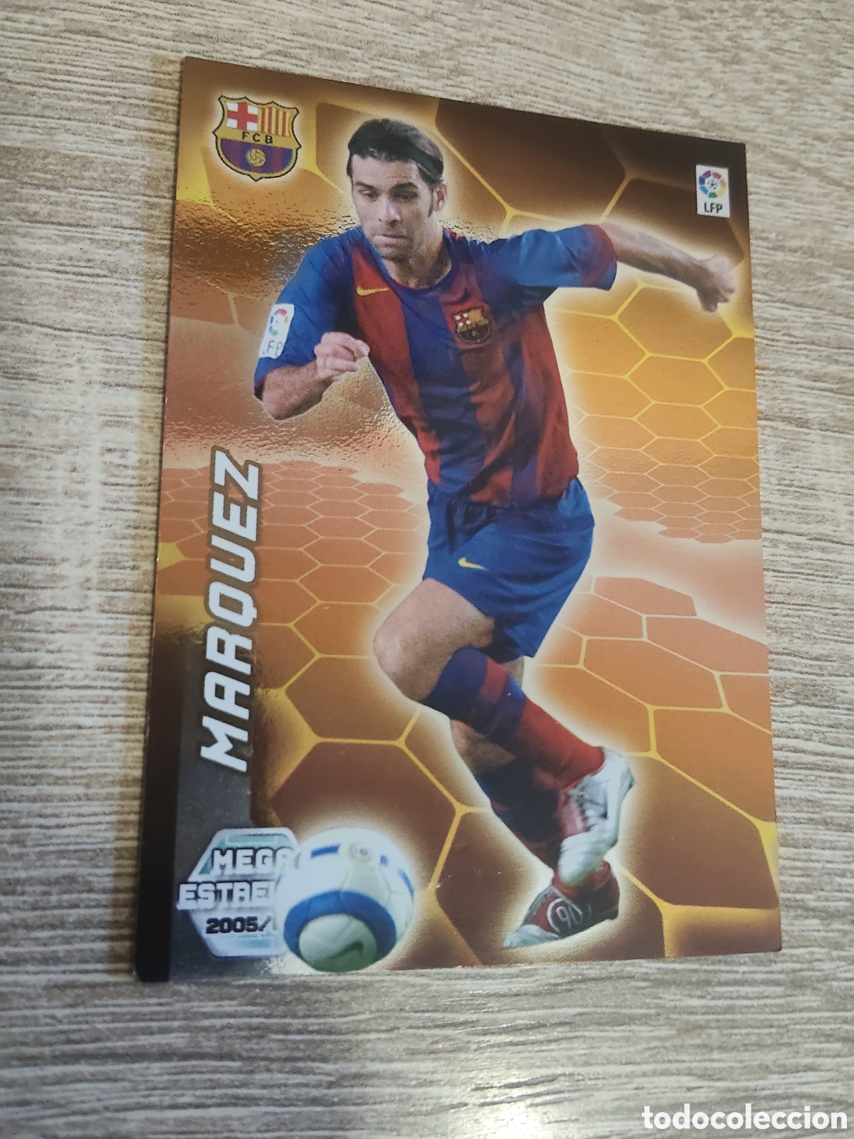Cromos de f&uacute;tbol: Panini Megacracks 2005 2006 05 06 373 M&aacute;rquez Barcelona
