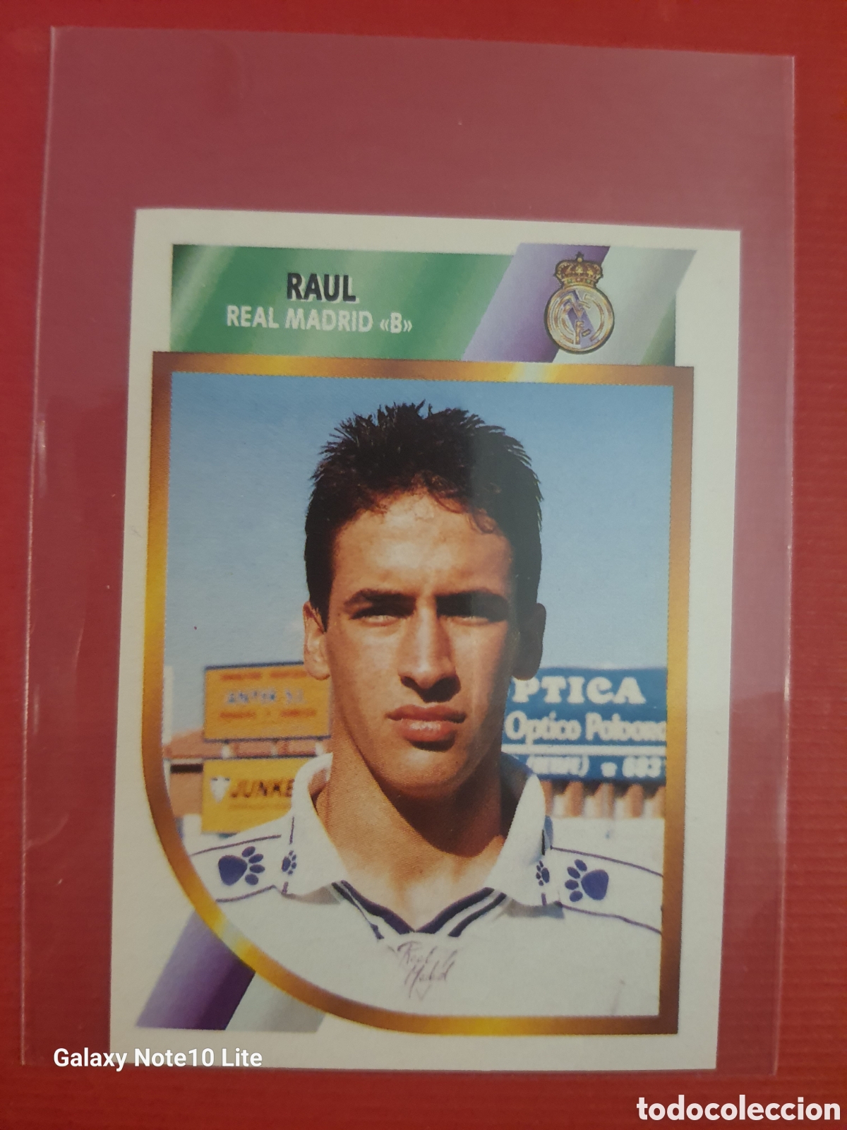 Cromos de f&uacute;tbol: RAUL ROOKIE 94-95 SEGUNDA DIVISION EDICIONES ESTE REAL MADRID 1994-1995 NUEVO DE SOBRE
