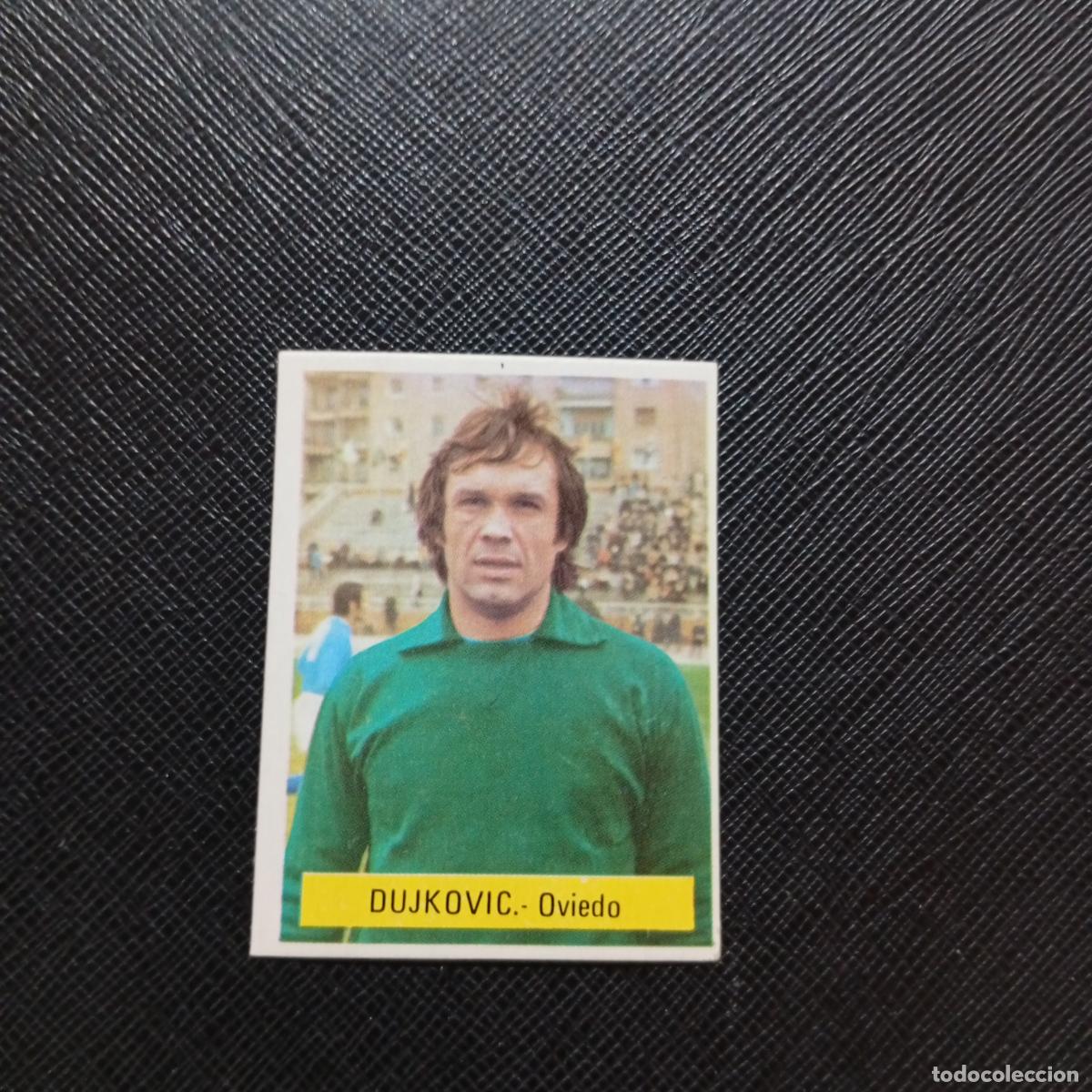Cromos de f&uacute;tbol: DUJKOVIC OVIEDO FINI 1975 1976 CROMO FUTBOL LIGA 75 76 - SIN PEGAR - A70 PG136