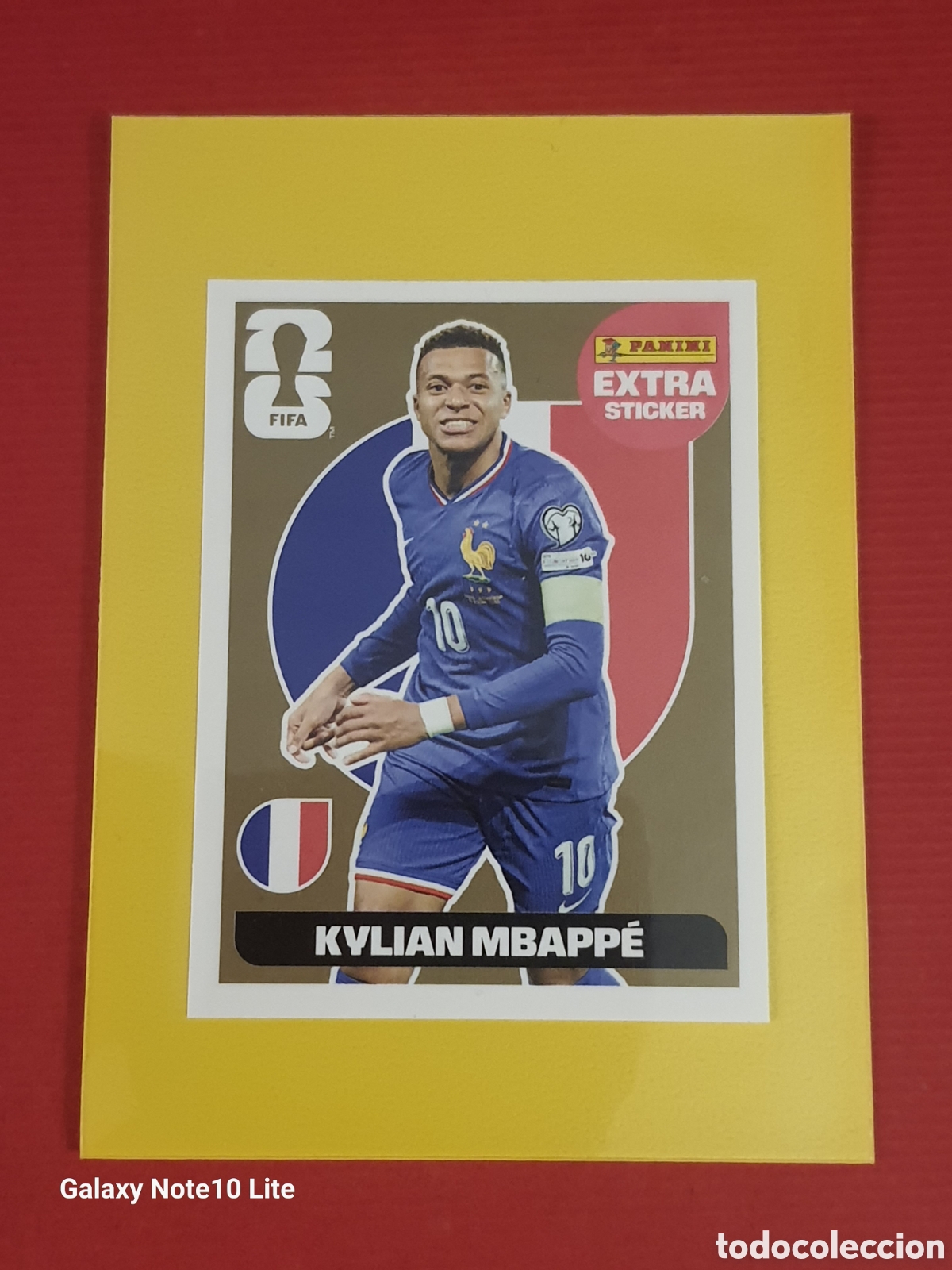 Cromos de f&uacute;tbol: KYLIAN MBAPPE EXTRA STICKER ORO GOLD PANINI 2026 FIFA WORLD CUP