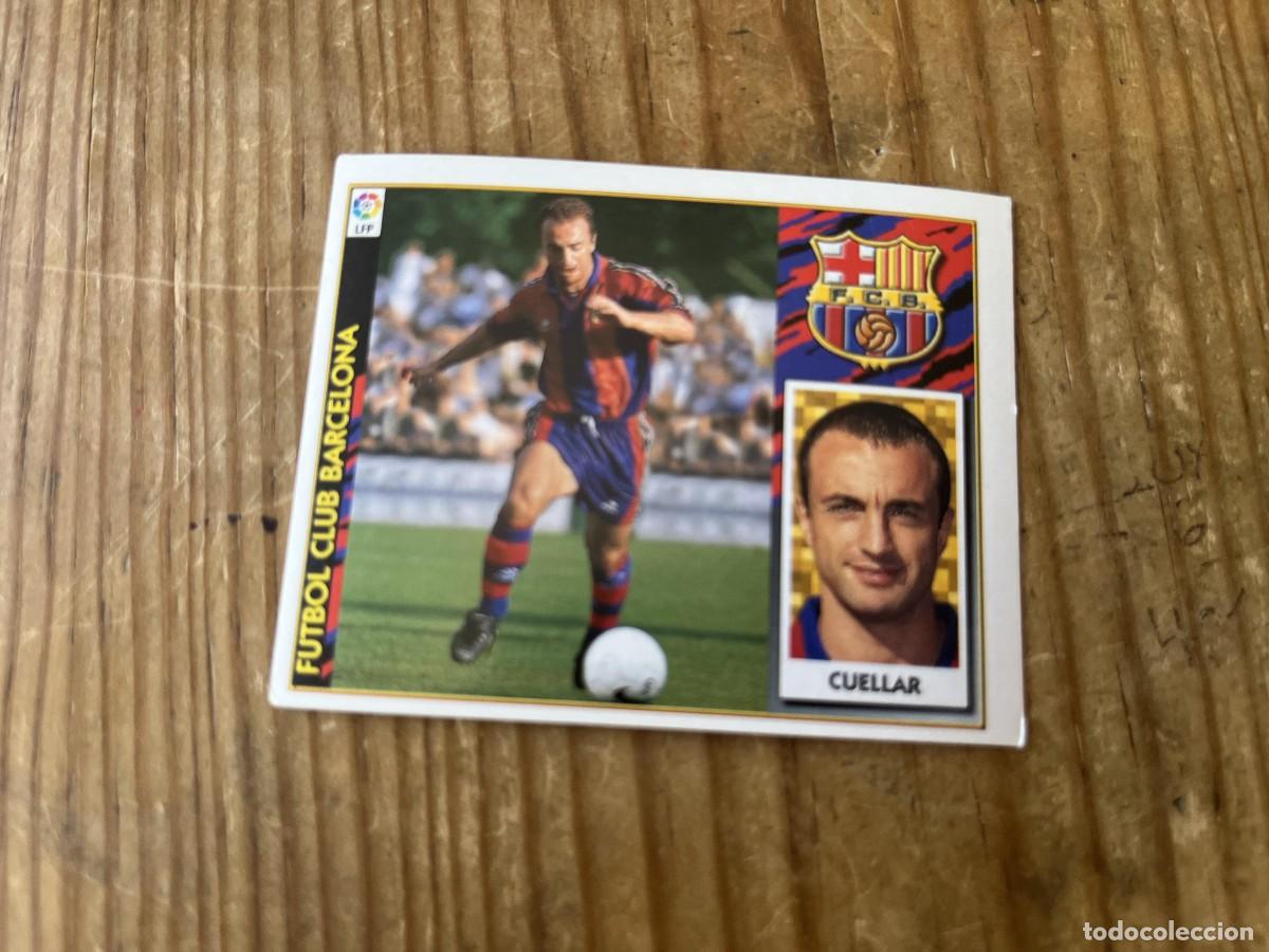 Cromos de f&uacute;tbol: CROMO SIN PEGAR NUNCA PEGADO ALBUM LIGA ESTE 97 98 1997 1998 BARCELONA CUELLAR BAJA