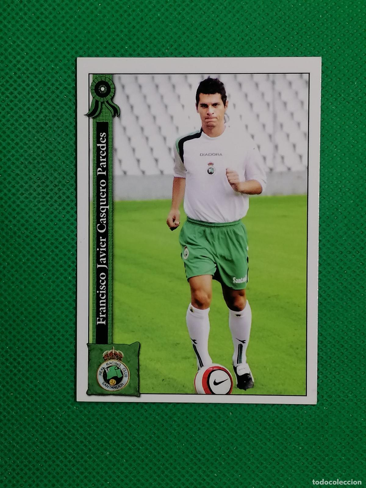 Fu&szlig;ball-Sticker: 423 CASQUERO RACING SANTANDER ⚽ MUNDICROMO LAS FICHAS DE LA LIGA 05 06 2005 2006 ⚽