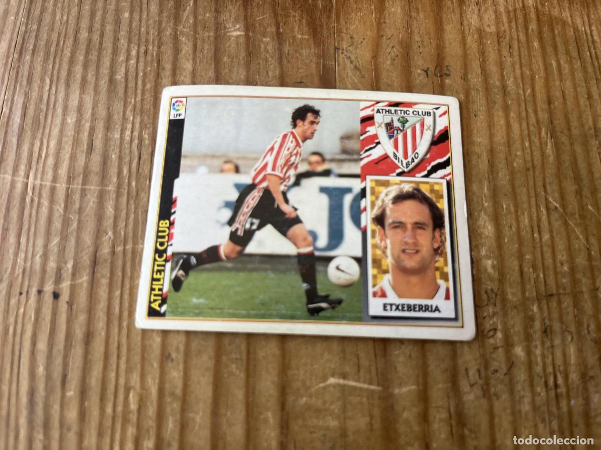 Fu&szlig;ball-Sticker: CROMO SIN PEGAR NUNCA PEGADO ALBUM LIGA ESTE 97 98 1997 1998 ATHLETIC BILBAO ETXEBERRIA