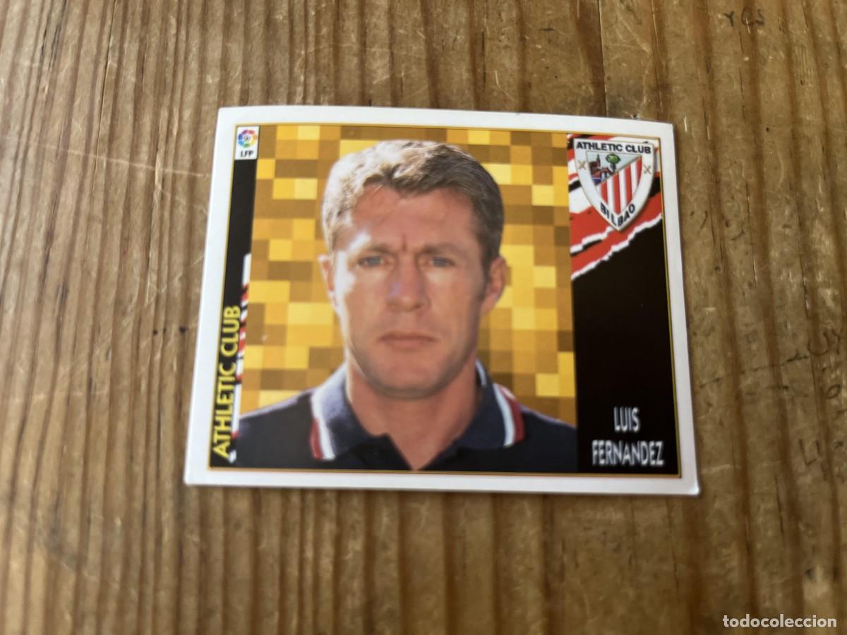 Cromos de f&uacute;tbol: CROMO SIN PEGAR NUNCA PEGADO LIGA ESTE 97 98 1997 1998 ATHLETIC BILBAO ENTRENADOR LUIS FERNANDEZ