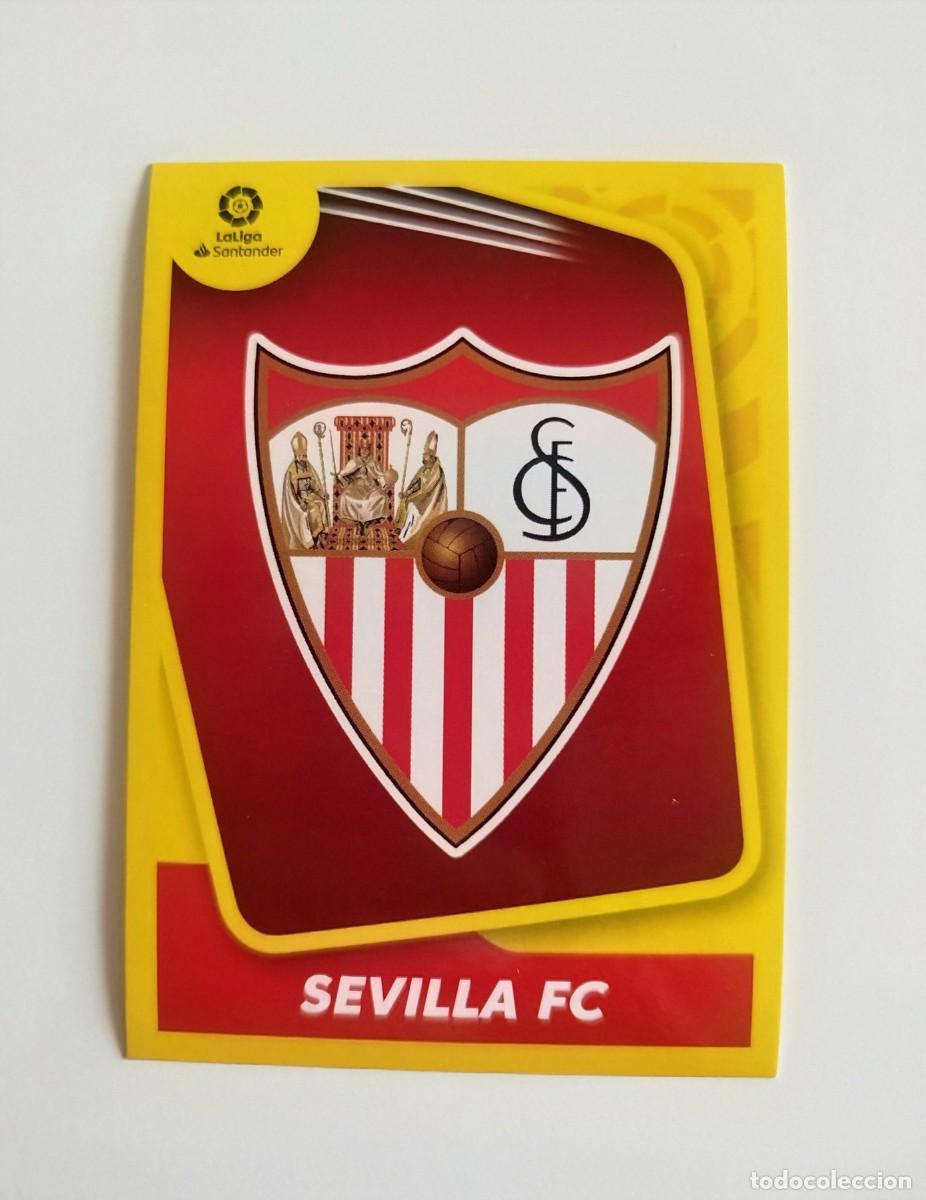 Cromos de f&uacute;tbol: Escudo 1 SIN PEGAR NUNCA PEGADO Sevilla FC Liga Ediciones Este 21 22 / 2021 2022