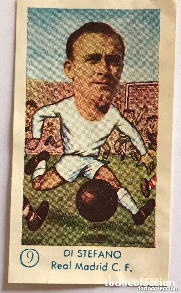 Figurine di Calcio: Cromo f&uacute;tbol Alfredo Di Stefano Real Madrid. Gr&aacute;ficas excelsior. 1958/59