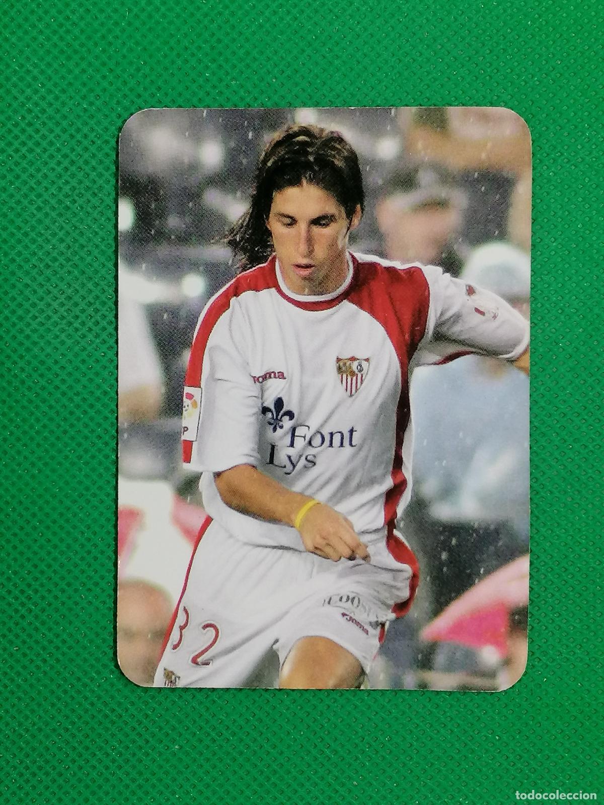 Cromos de f&uacute;tbol: 544 SERGIO RAMOS SEVILLA REVELACION 2005 ROOKIE ⚽ MUNDICROMO LAS FICHAS DE LA LIGA 05 06 2005 2006 ⚽