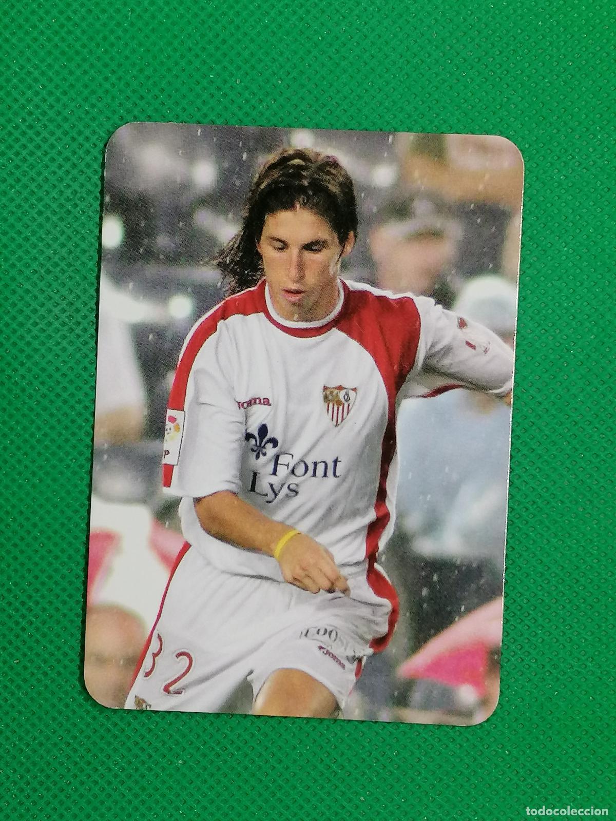 Cromos de f&uacute;tbol: 544 SERGIO RAMOS SEVILLA REVELACION 2005 ROOKIE ⚽ MUNDICROMO LAS FICHAS DE LA LIGA 05 06 2005 2006 ⚽