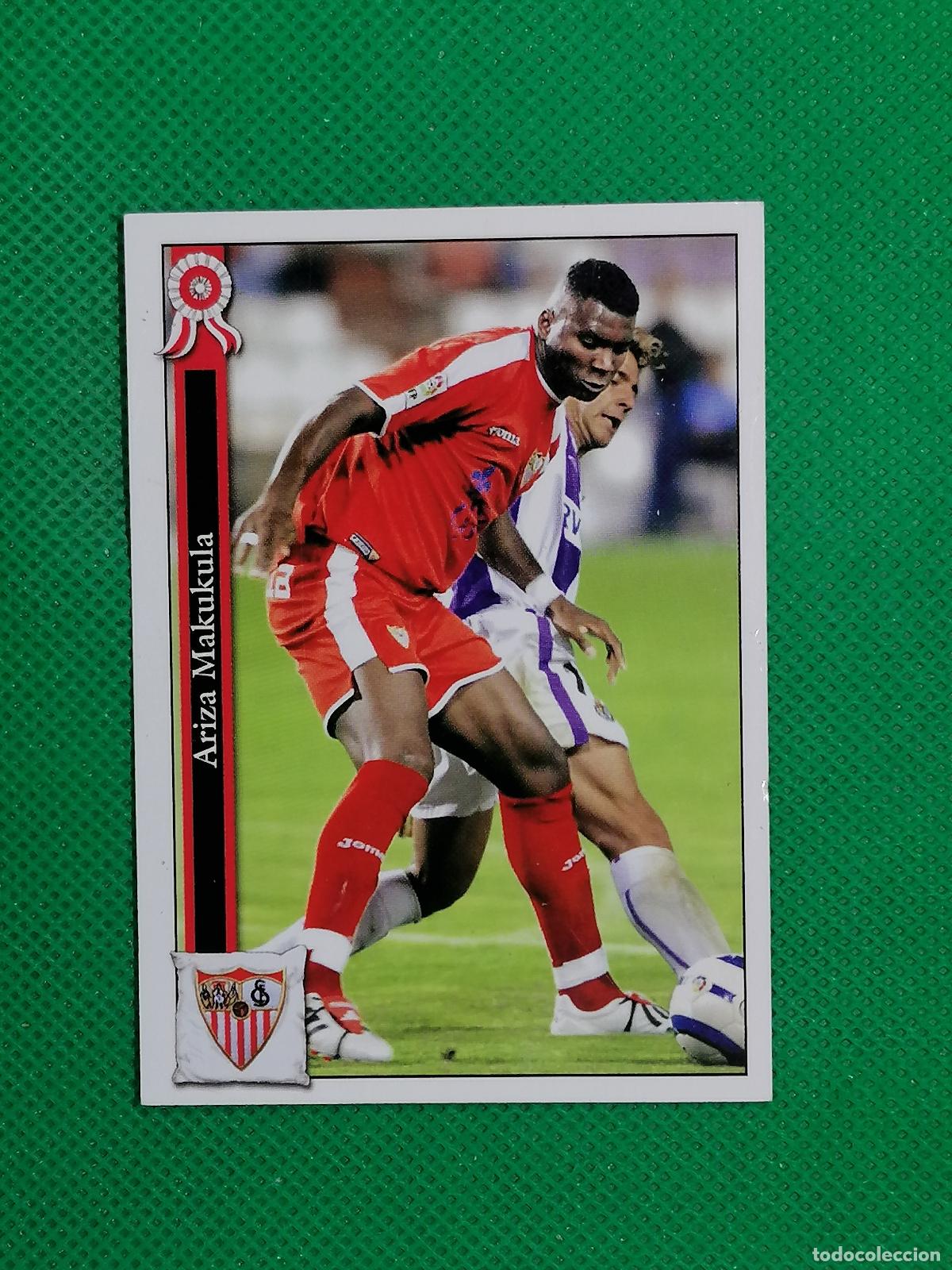 Cromos de f&uacute;tbol: 627 MAKUKULA SEVILLA ⚽ MUNDICROMO LAS FICHAS DE LA LIGA 05 06 2005 2006 ⚽