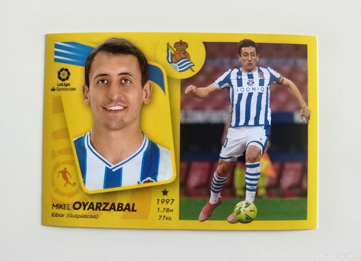 Cromos de f&uacute;tbol: Oyarz&aacute;bal 16 SIN PEGAR NUNCA PEGADO Real Sociedad CF Liga Ediciones Este 21 22 / 2021 2022