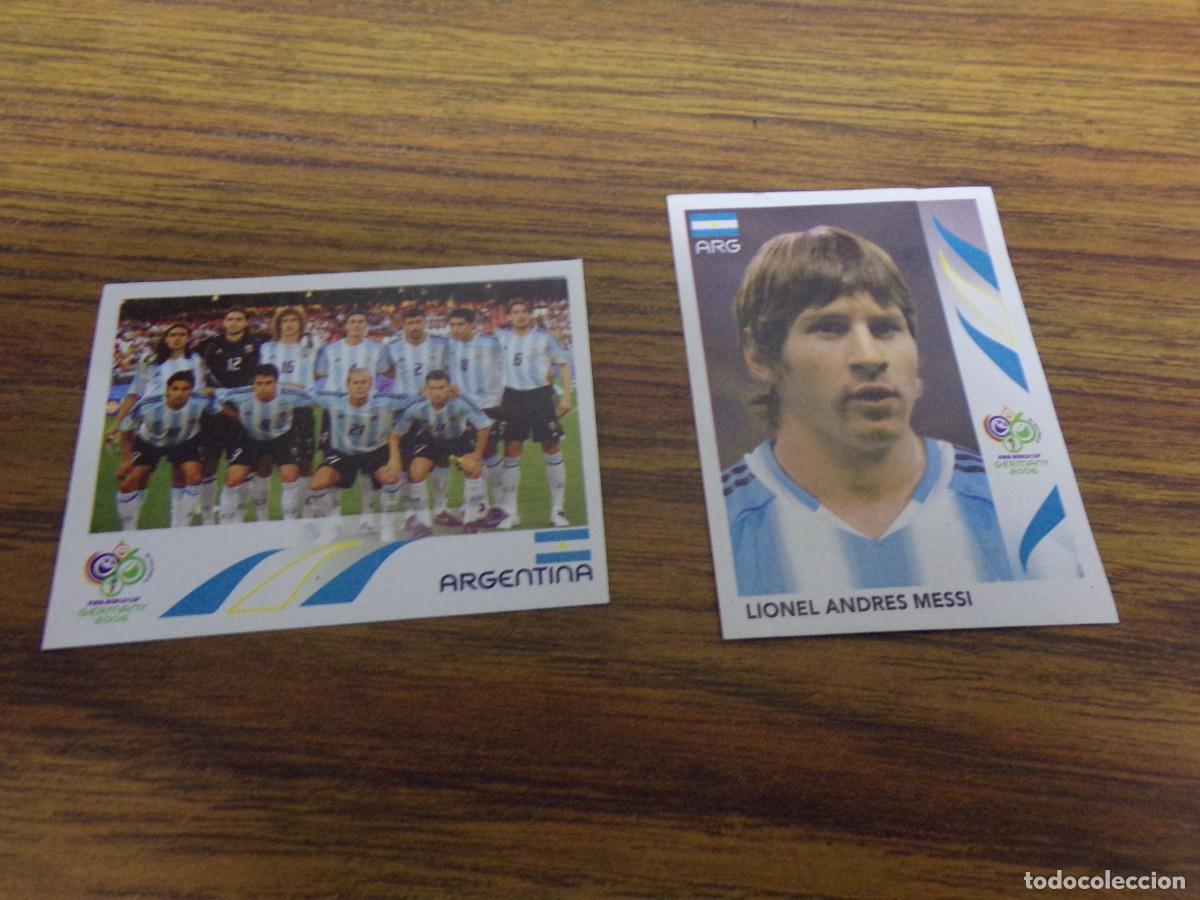 Figurine di Calcio: cromo futbol rookie messi seleccion argentina mundial 2006 germany en buen estado sin pegar