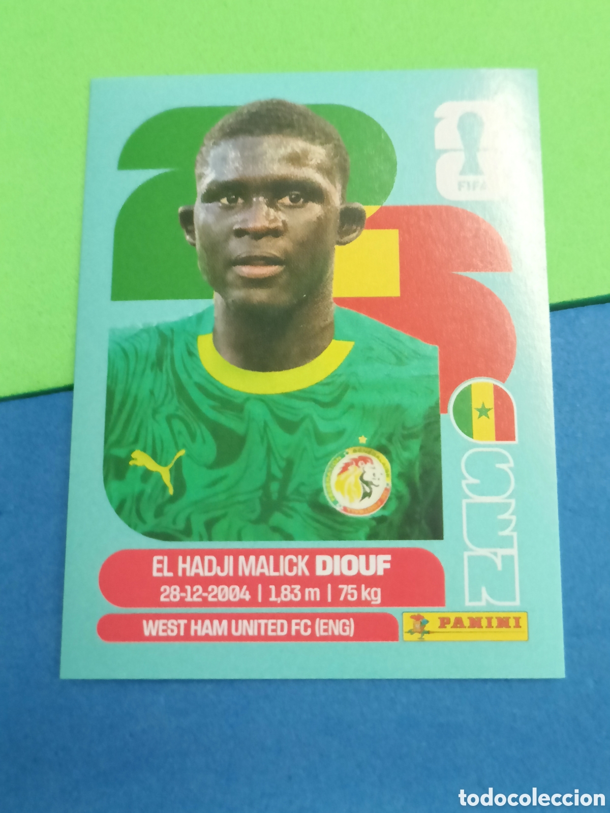 Cromos de f&uacute;tbol: Panini Mundial Fifa World cup 2026 26 sticker - SEN 7 Diouf