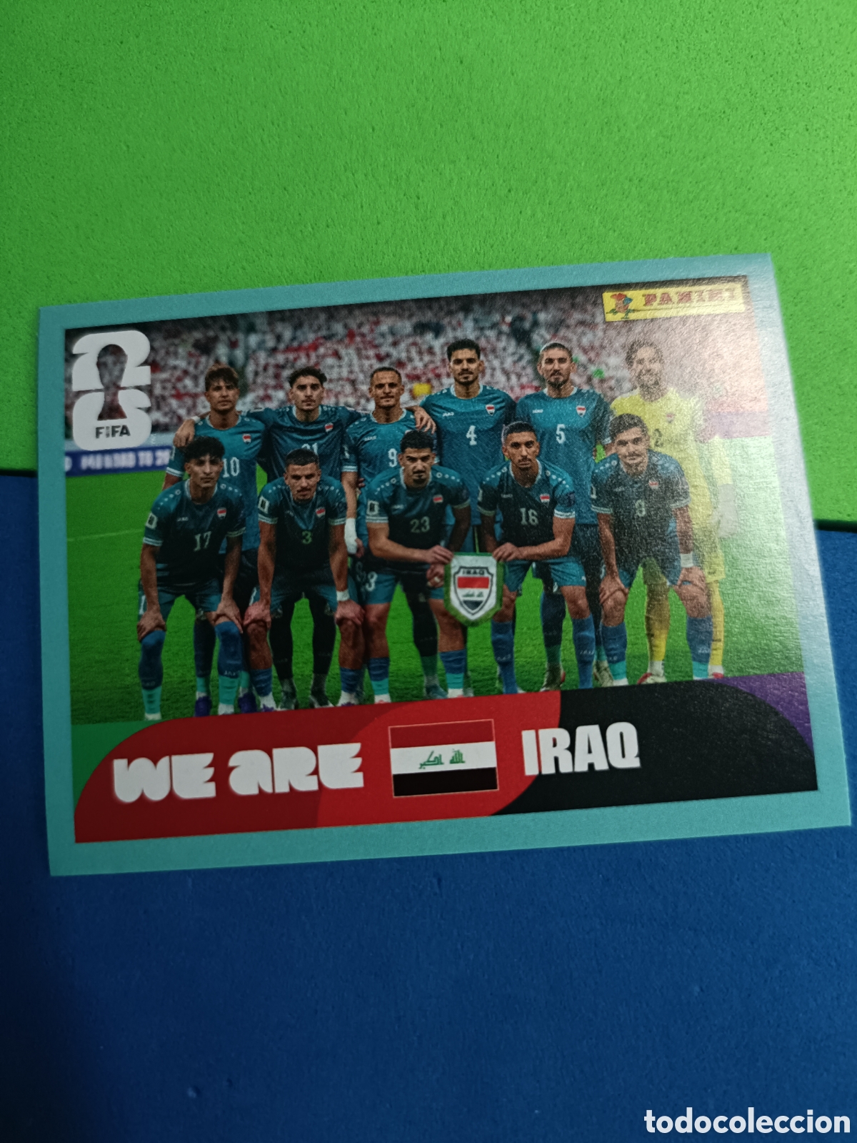 Cromos de f&uacute;tbol: Panini Mundial Fifa World cup 2026 26 sticker - IRQ 13 Equipo Iraq