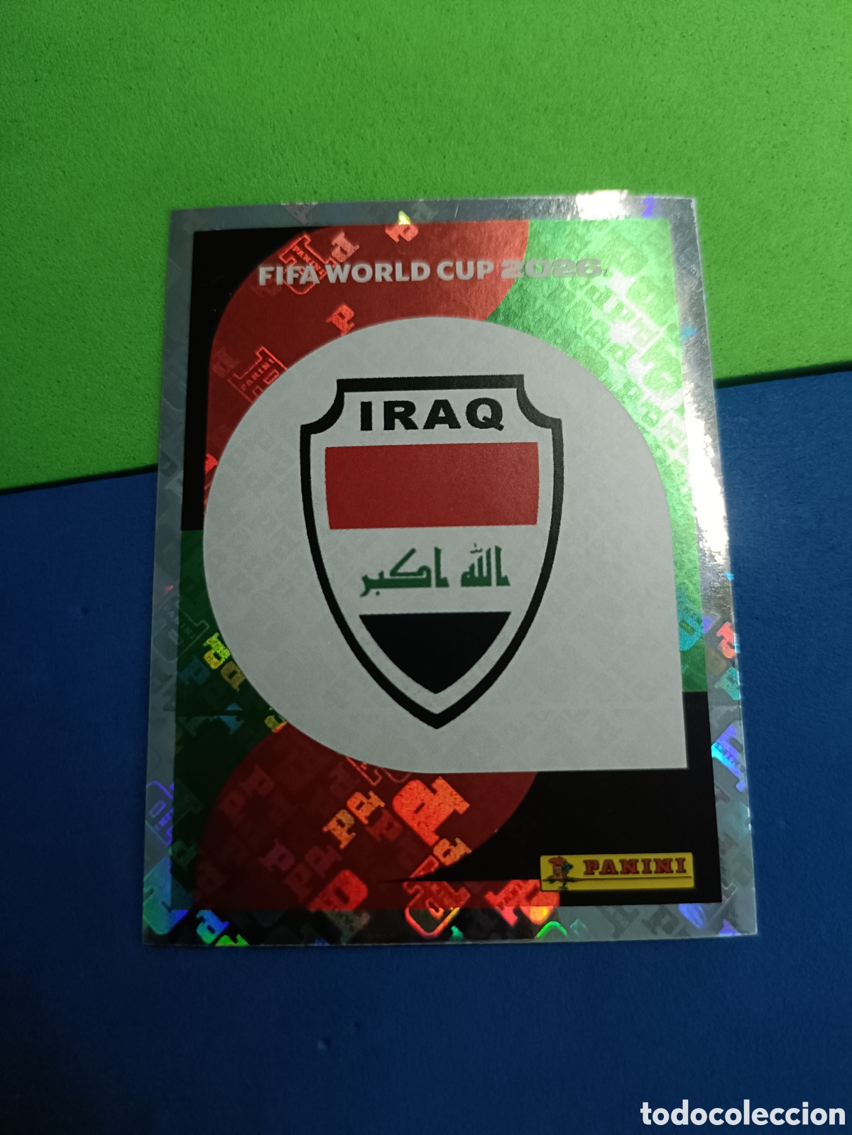 Cromos de f&uacute;tbol: Panini Mundial Fifa World cup 2026 26 sticker - IRQ 1 Escudo Iraq
