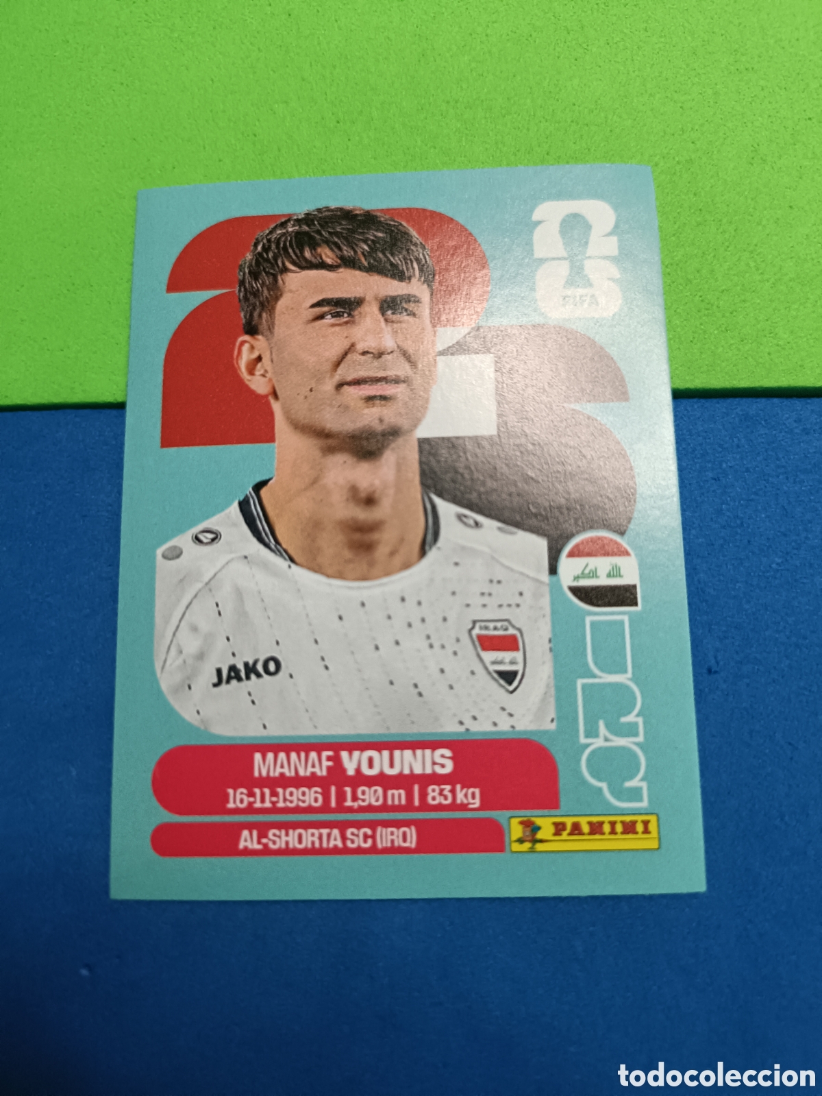 Cromos de f&uacute;tbol: Panini Mundial Fifa World cup 2026 26 sticker - IRQ 8 Younis