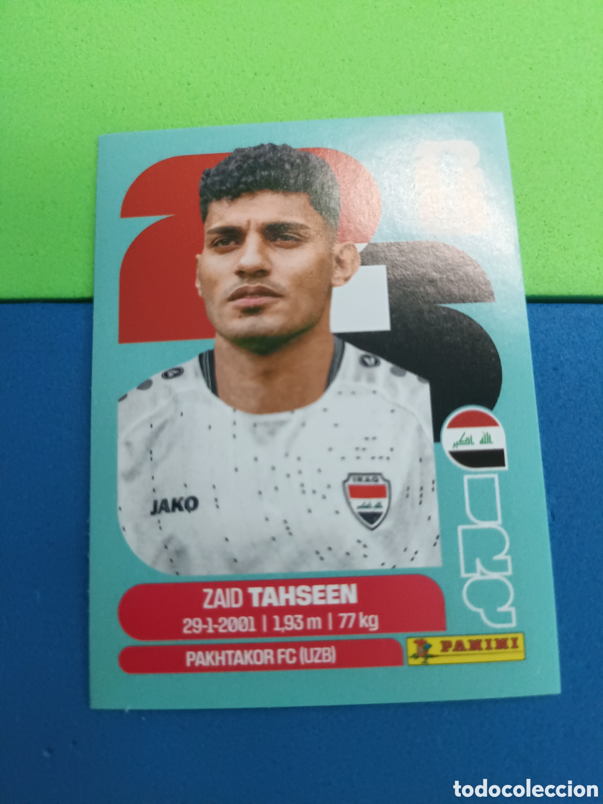 Cromos de f&uacute;tbol: Panini Mundial Fifa World cup 2026 26 sticker - IRQ 7 Tahseen