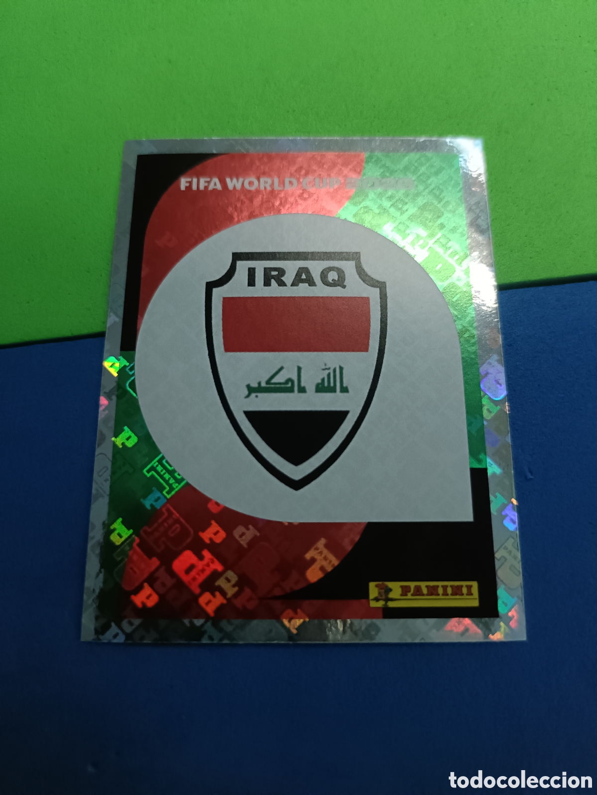 Cromos de f&uacute;tbol: Panini Mundial Fifa World cup 2026 26 sticker - IRQ 1 Escudo Iraq