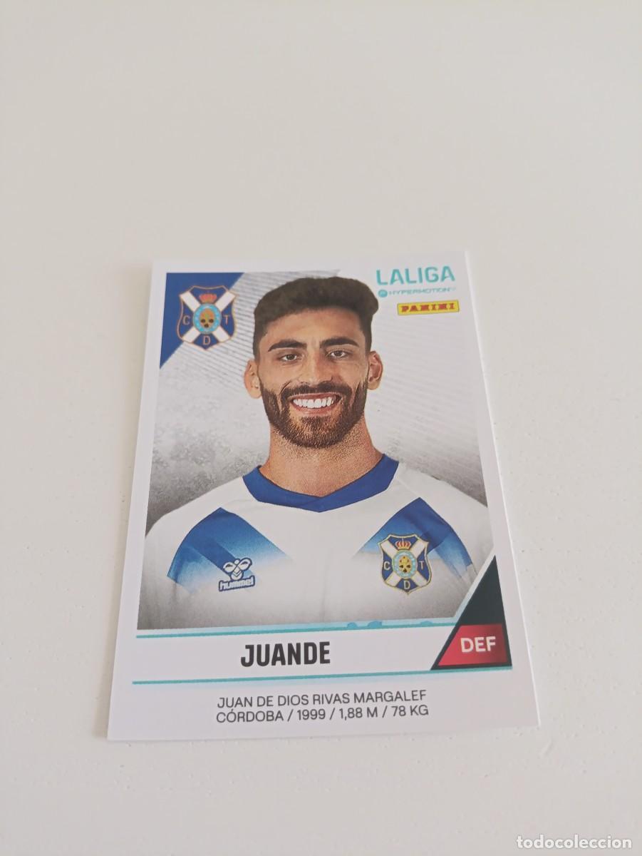 Cromos de f&uacute;tbol: Liga hypermotion 24/25 Juande Tenerife
