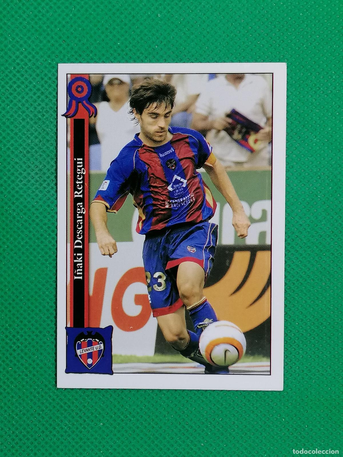Cromos de f&uacute;tbol: 671 DESCARGA LEVANTE ⚽ MUNDICROMO LAS FICHAS DE LA LIGA 05 06 2005 2006 ⚽
