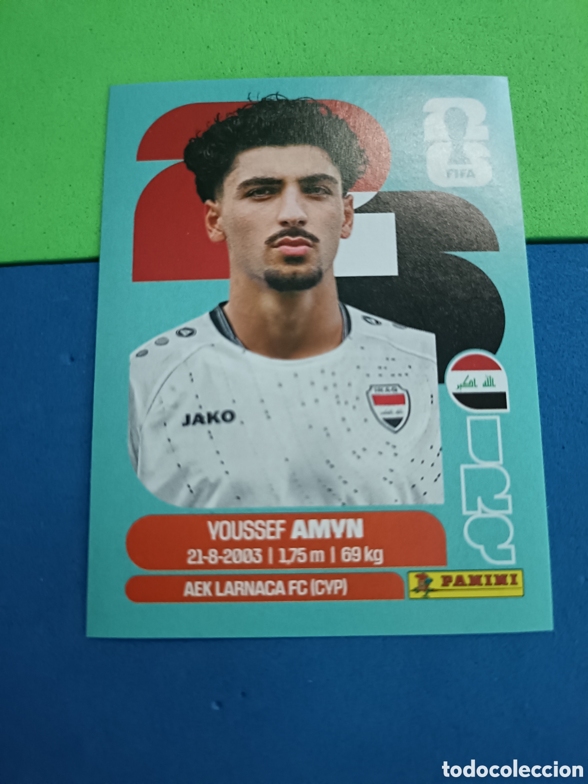 Cromos de f&uacute;tbol: Panini Mundial Fifa World cup 2026 26 sticker - IRQ 14 Amyn