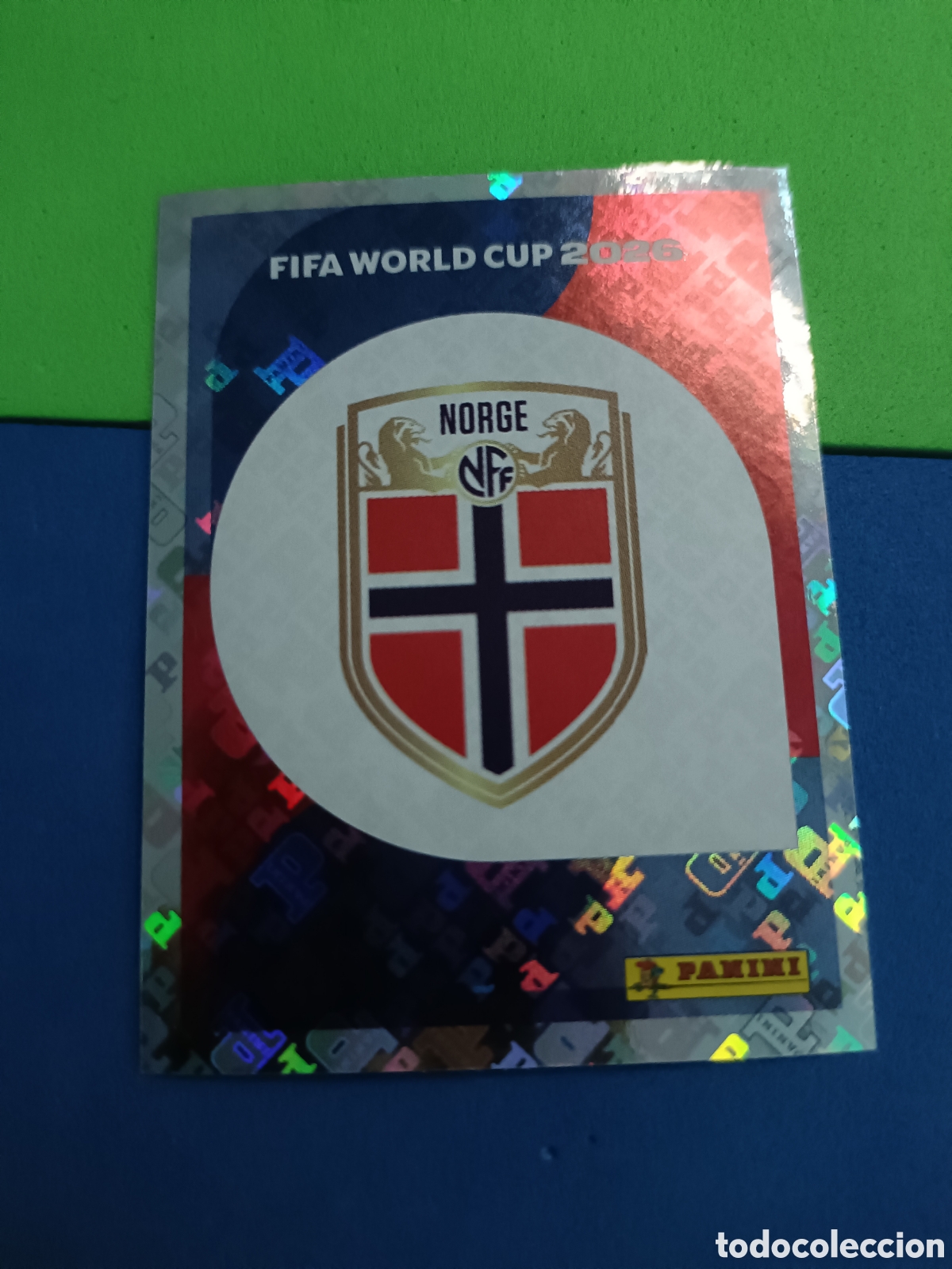 Cromos de f&uacute;tbol: Panini Mundial Fifa World cup 2026 26 sticker - NOR 1 Escudo Noruega