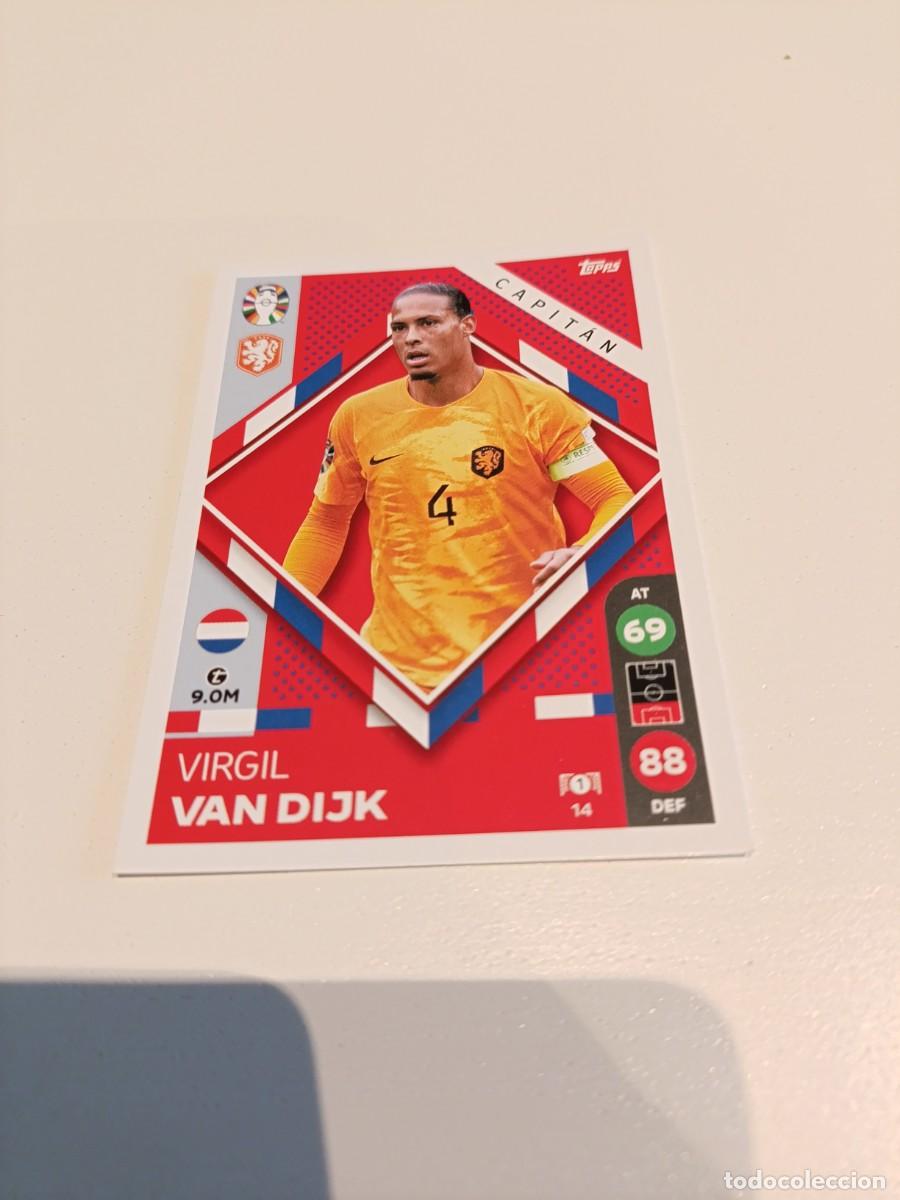 Cromos de f&uacute;tbol: Van Dijk Pa&iacute;ses Bajos euro2024 Lidl