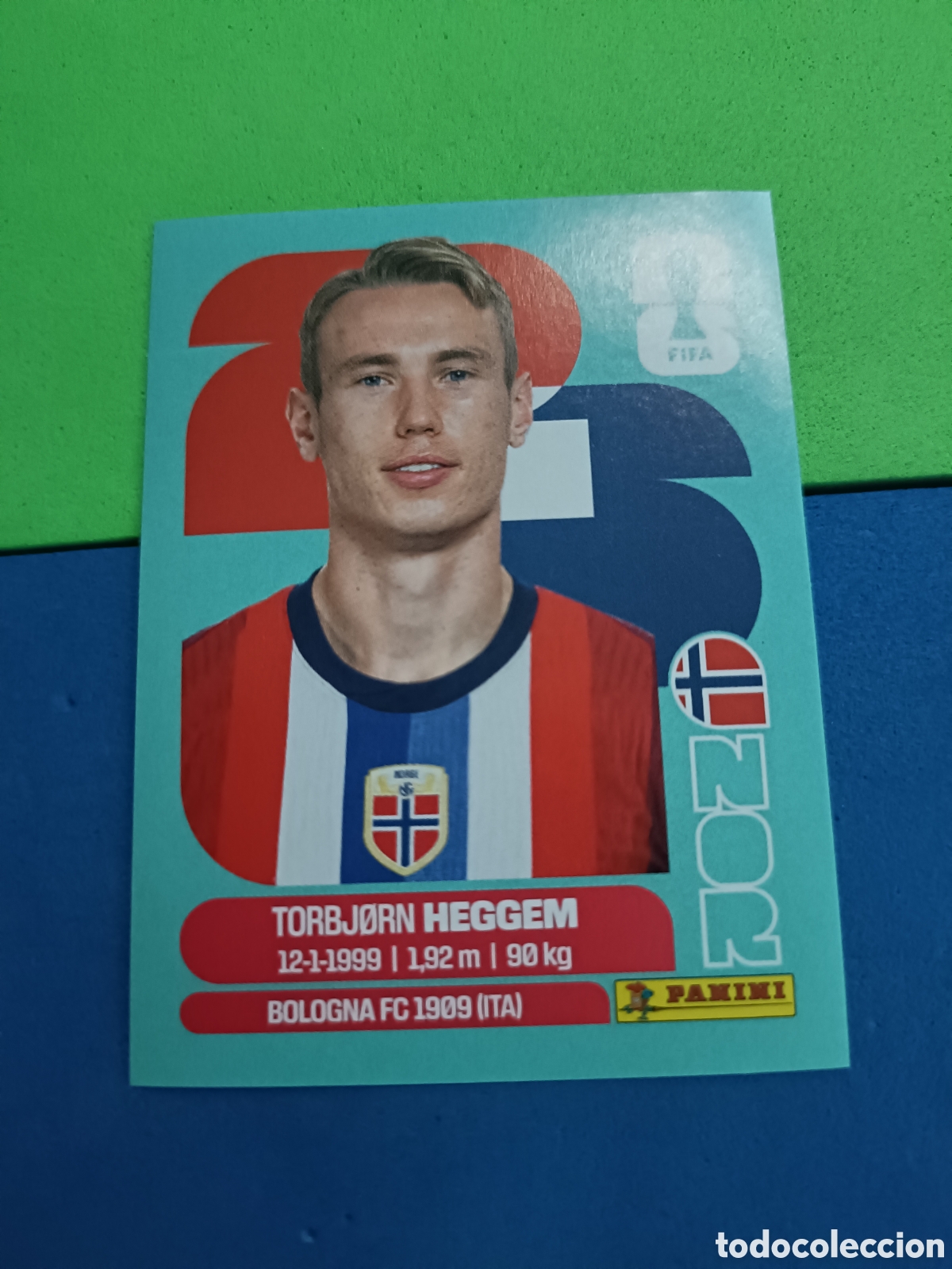 Cromos de f&uacute;tbol: Panini Mundial Fifa World cup 2026 26 sticker - NOR 8 Heggem