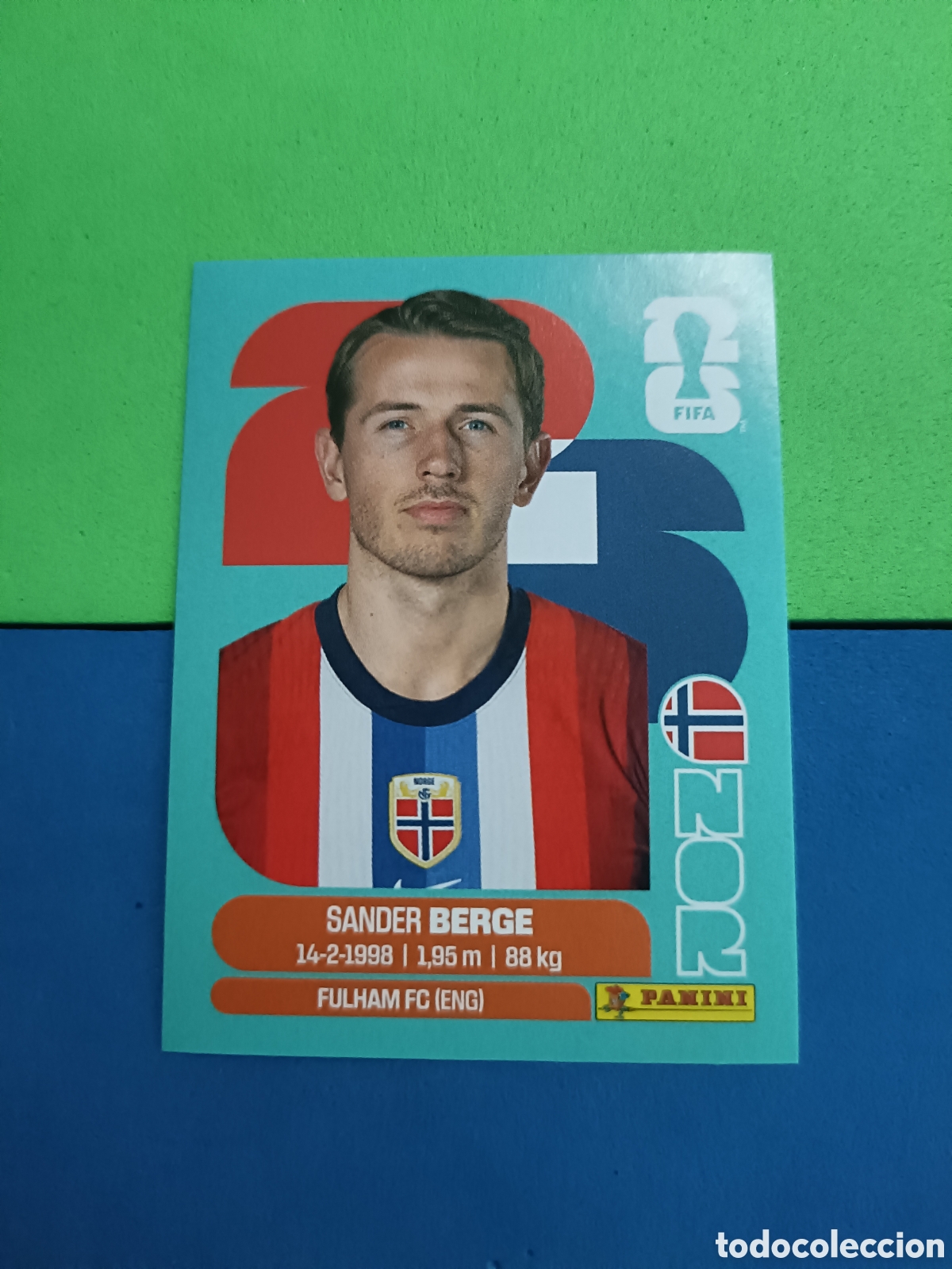 Cromos de f&uacute;tbol: Panini Mundial Fifa World cup 2026 26 sticker - NOR 11 Berge