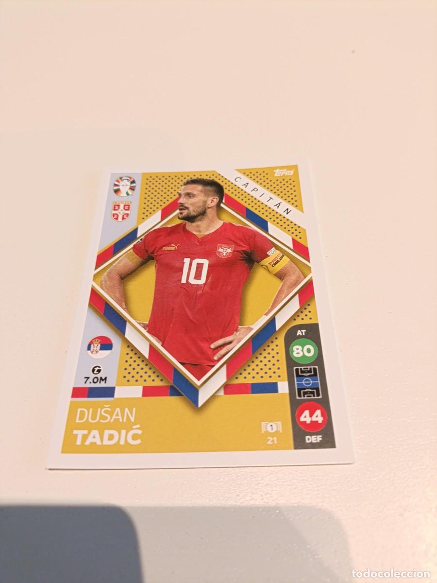 Cromos de f&uacute;tbol: Tadic Serbia euro 2024 Lidl
